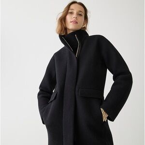 J.Crew Cocoon Coat in Stadium Italian Wool